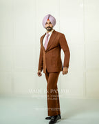 Rust-Colored 2pc Coat Pant