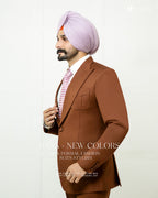 Rust-Colored 2pc Coat Pant