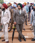 Sage Green Two-Piece Suit for Fresh, Modern Elegant Style