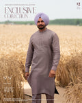 Sea Fog Embroidered Jacket with Elegant Kurta Pajama