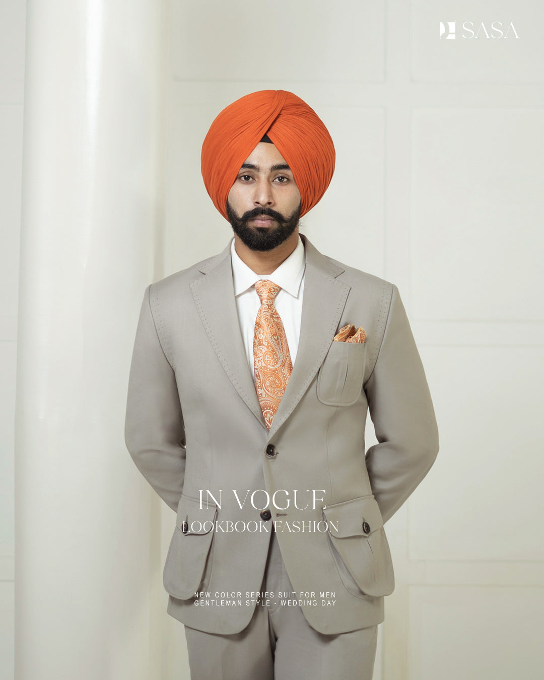 Smoke Gray 2pc Coat Pant