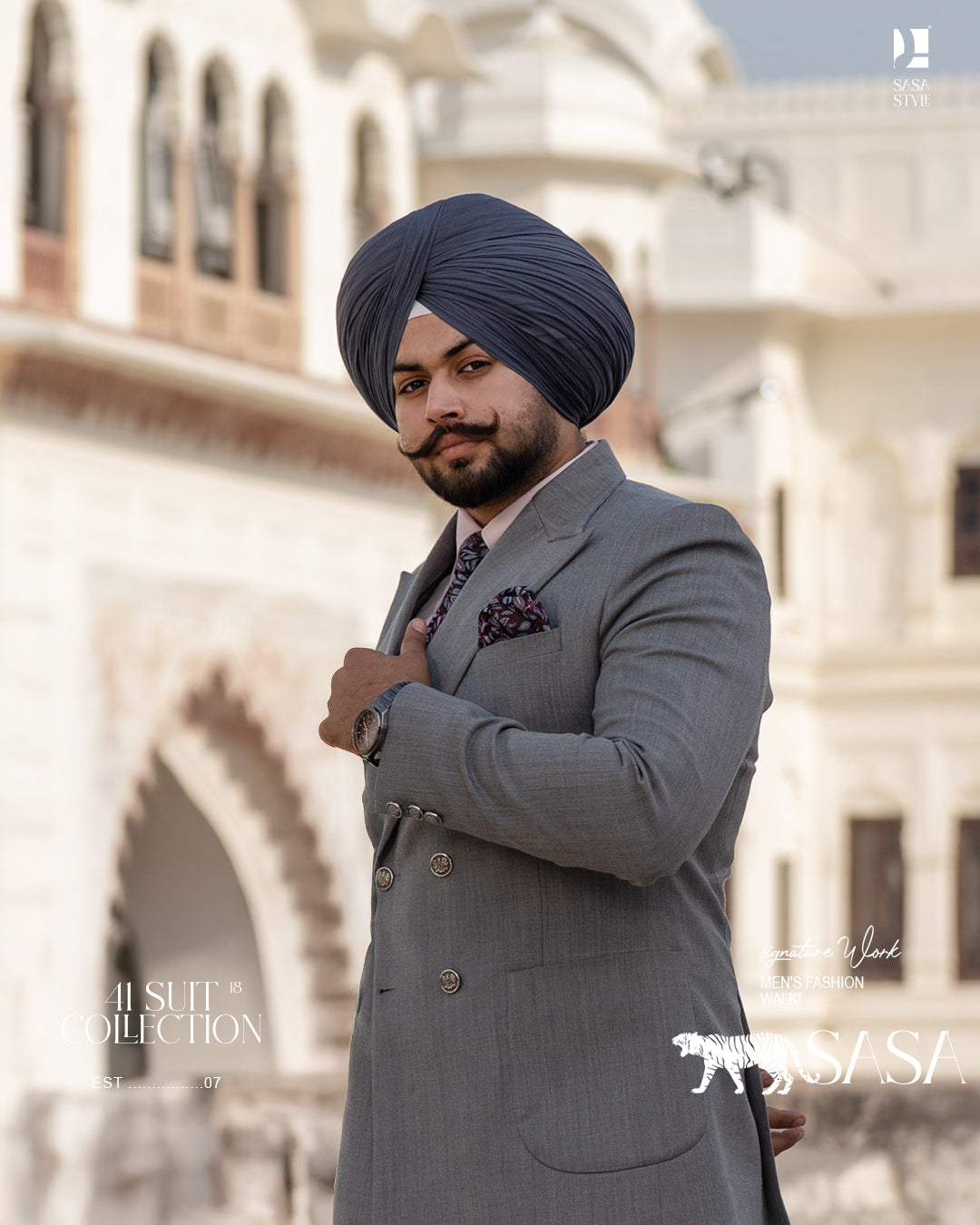Smoke Grey Two-Piece Suit for Modern Elegant Formal Style