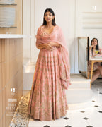 Soft Pink Lehenga with Traditional Embroidery