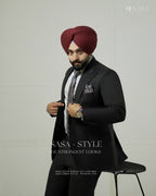 The All Black 2pc Coat Pant