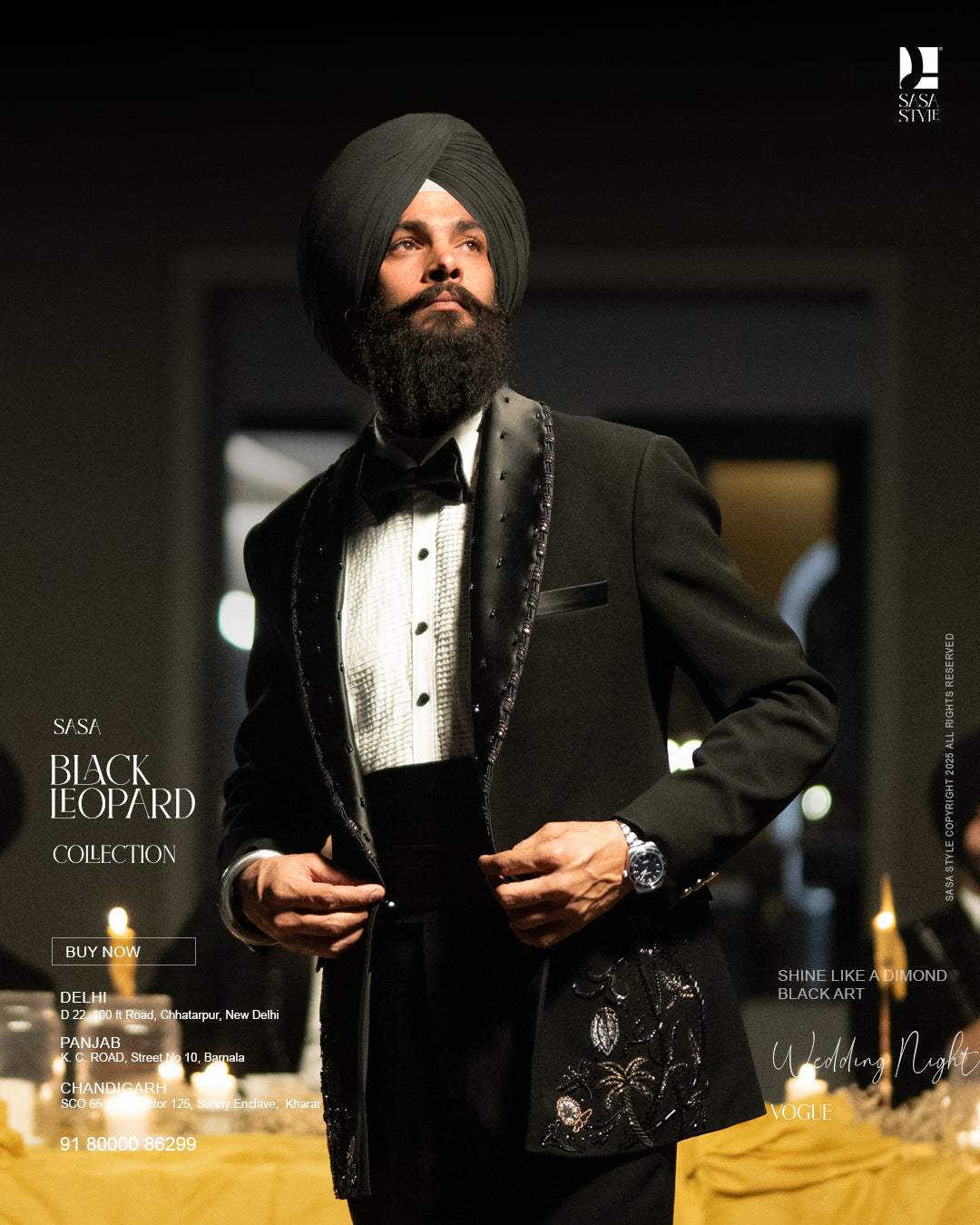 Timeless Black Tuxedo for a Bold and Refined Look