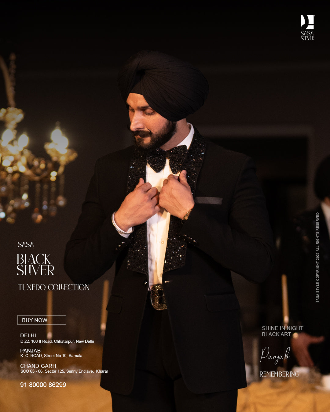 Black Tuxedo for a Dashing and Regal Presence