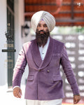 Velvet Lavender 2 Piece Tuxedo Pant