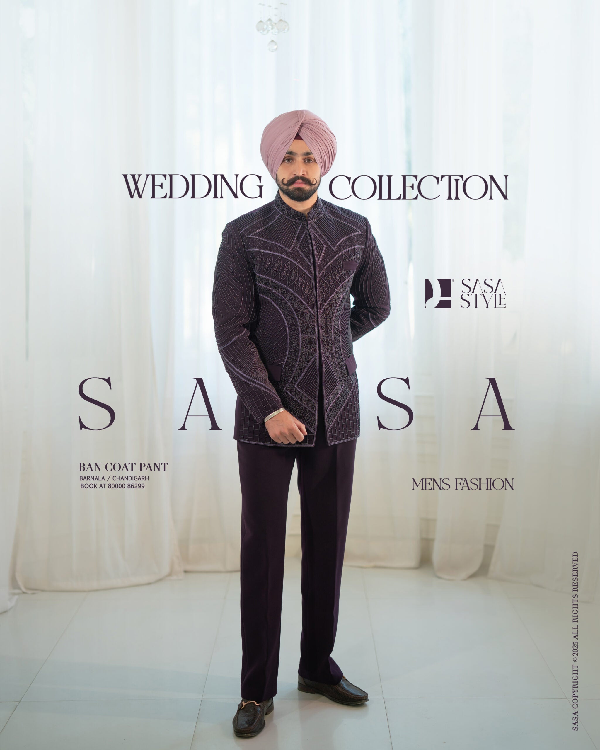 Wine Ban Coat Pant