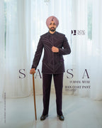 Wine Ban Coat Pant