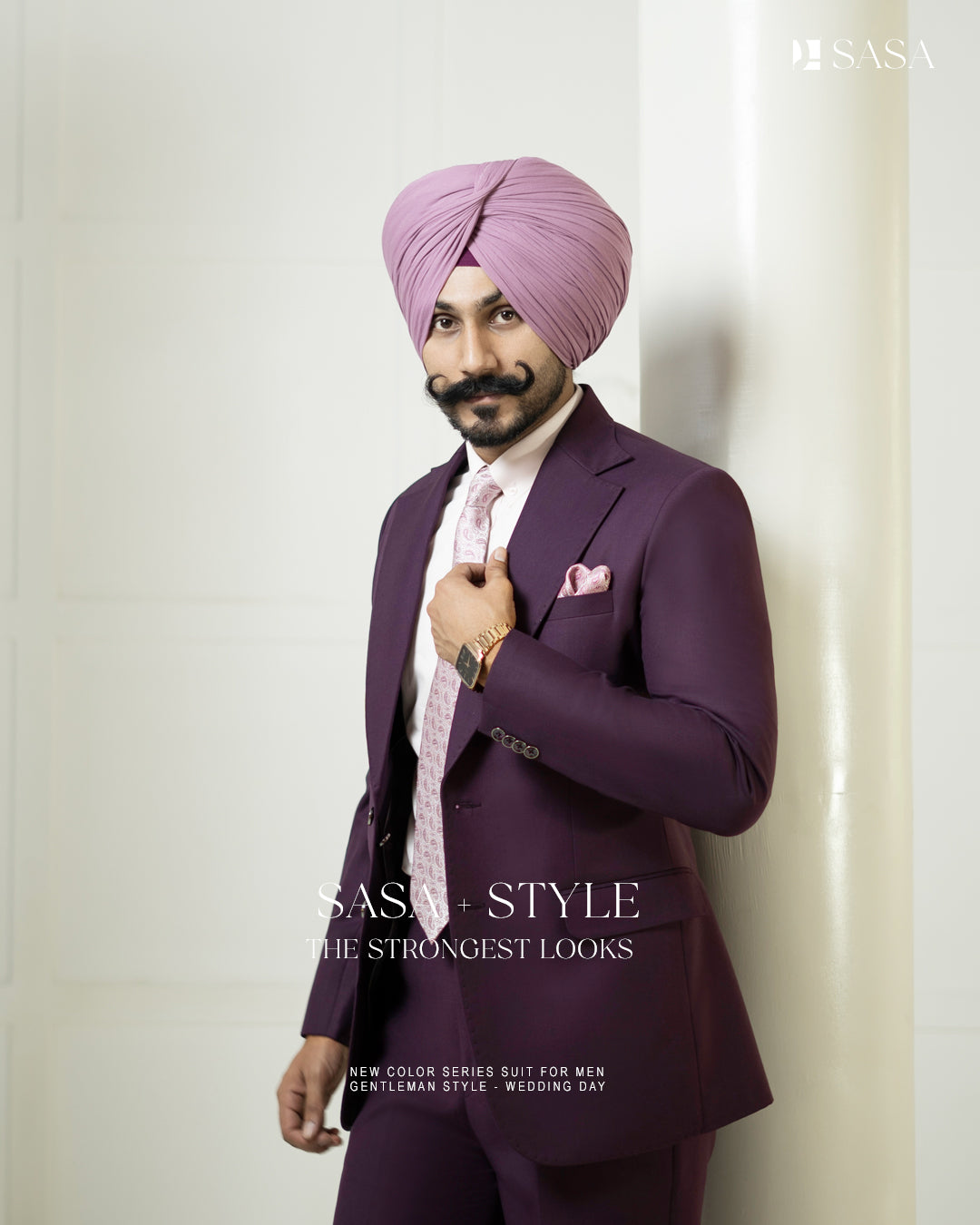 Wine Colour 2pc Coat Pant