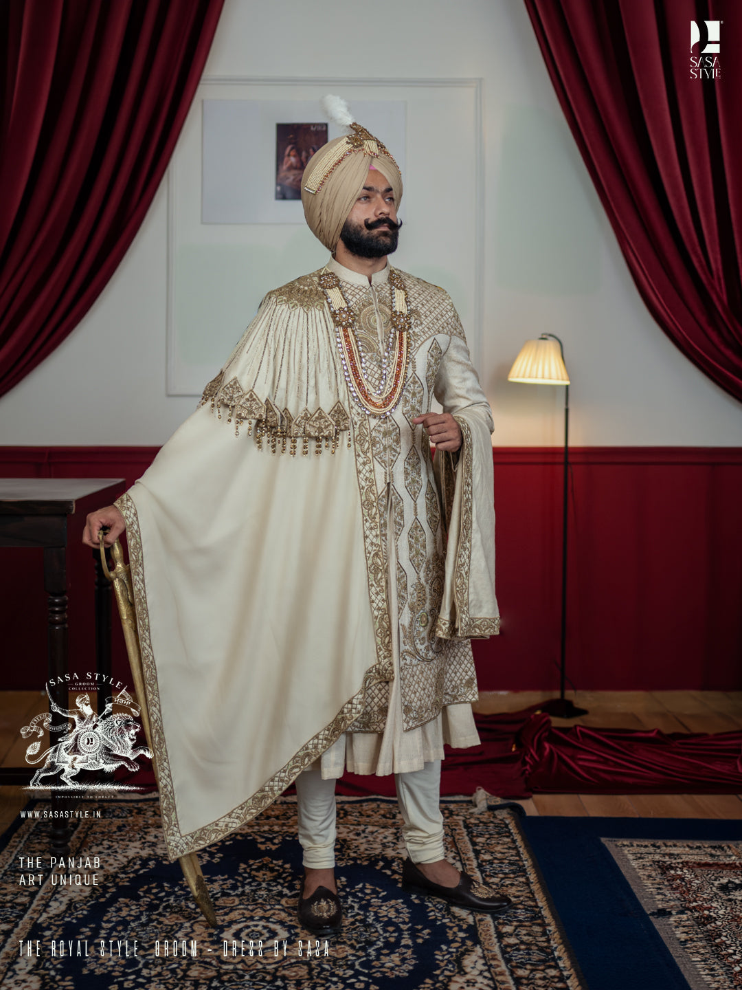 The Imperial Ivory Heirloom Sherwani