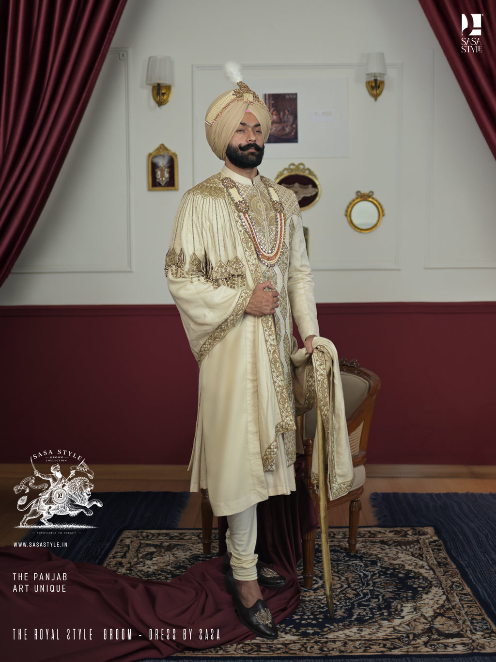 The Imperial Ivory Heirloom Sherwani