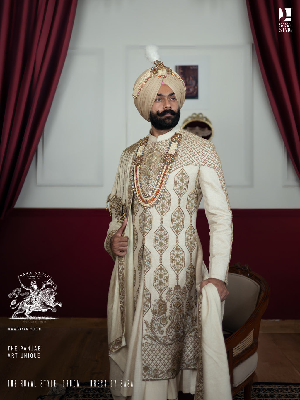 The Imperial Ivory Heirloom Sherwani