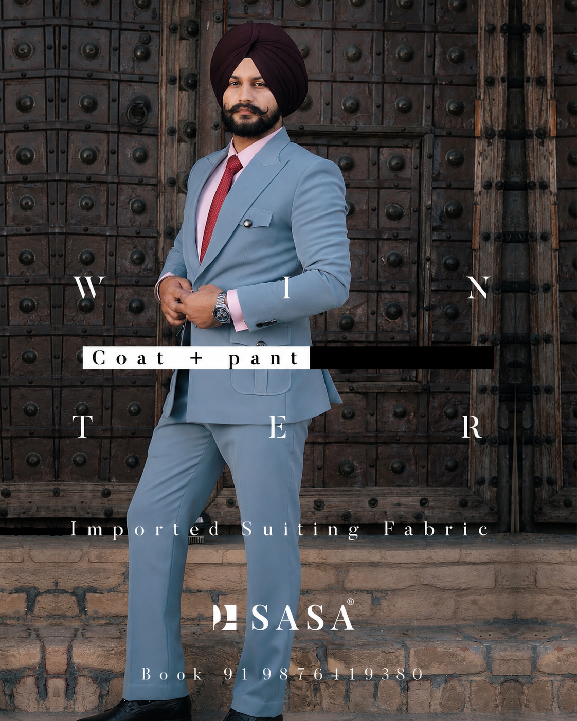 Powder Blue Formal Suit