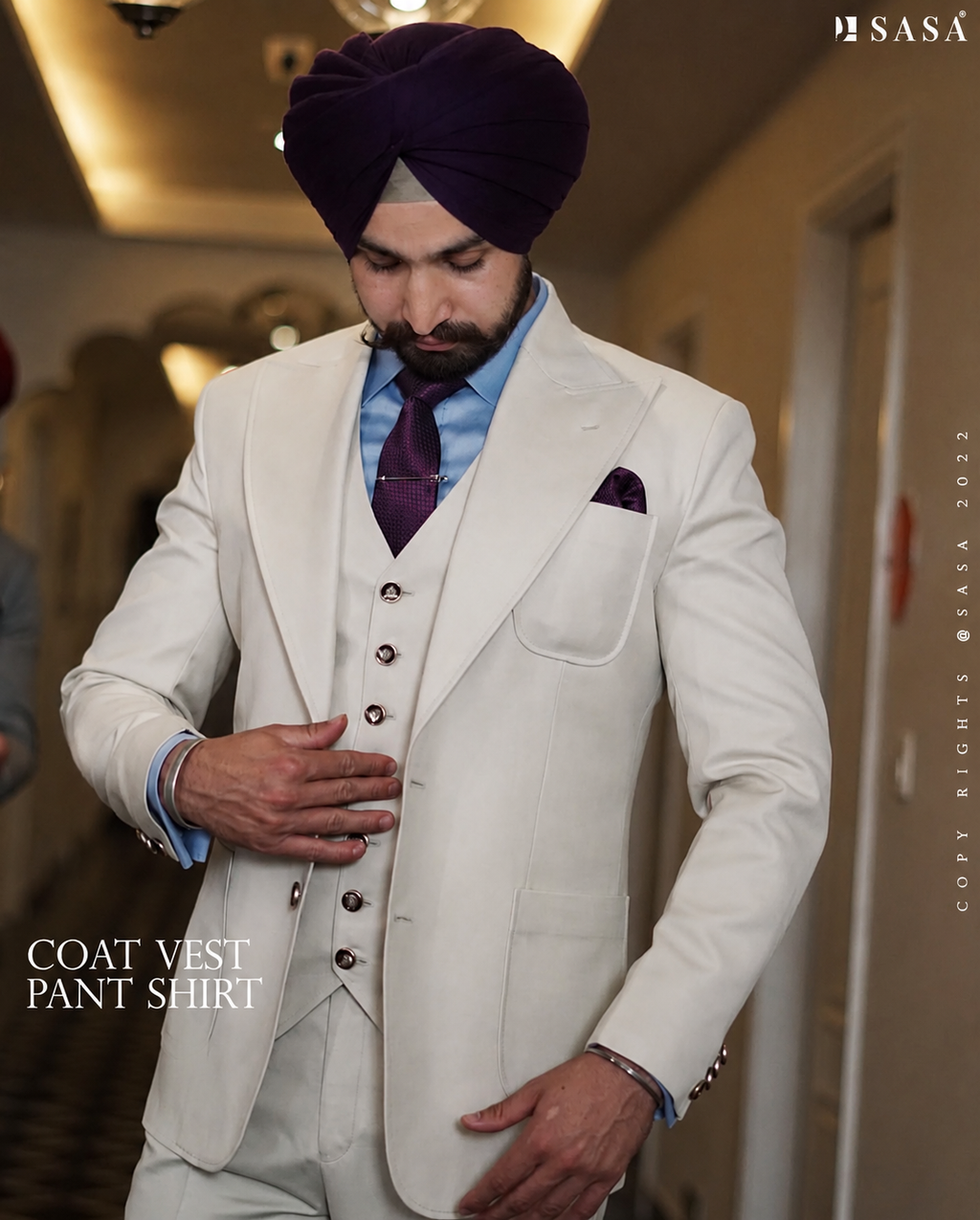 Ivory Formal Suit