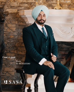 Midnight Teal Formal Suit