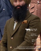 Khaki Pagg, Tie and Pocket square
