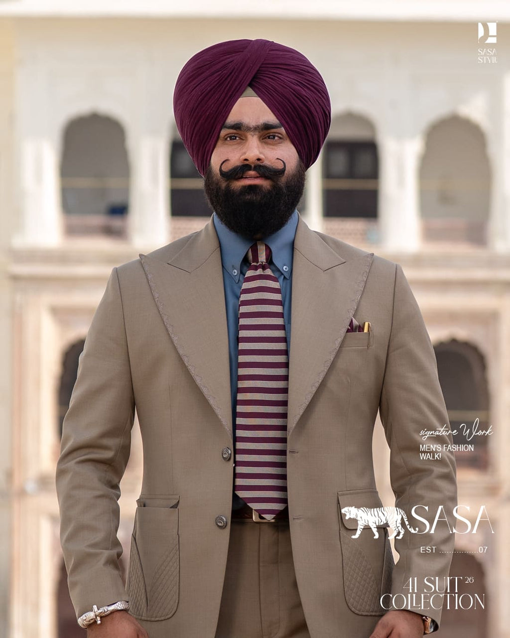 Wine Pagg, Tie and Pocket square
