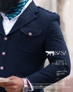 Navy Blue Dumala, Cravat and Pocket square