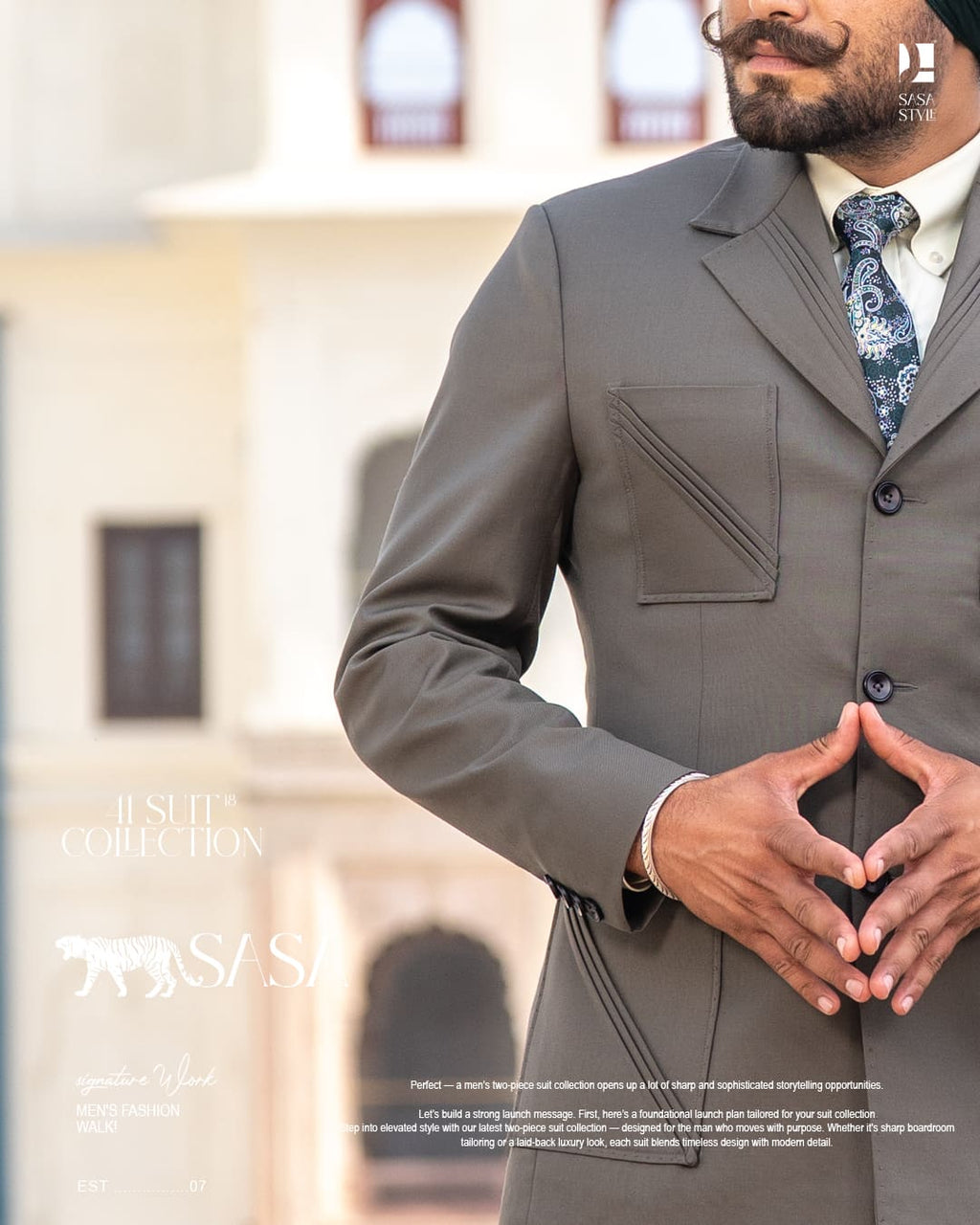 Green Pagg, Tie and Pocket square