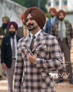 Dark Brown Pagg, Tie and Pocket square