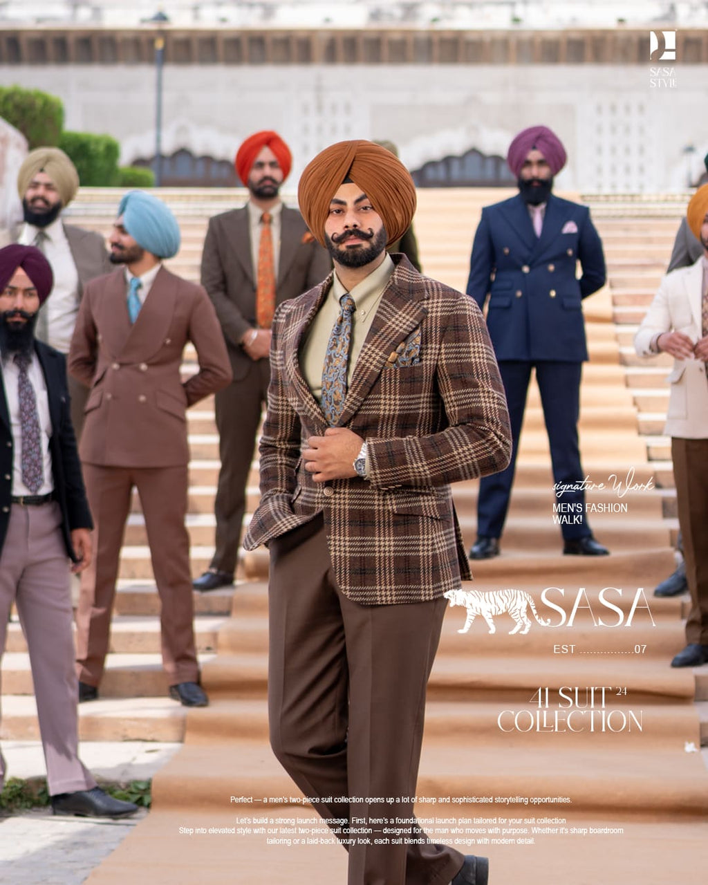 Brown Pagg, Tie and Pocket square