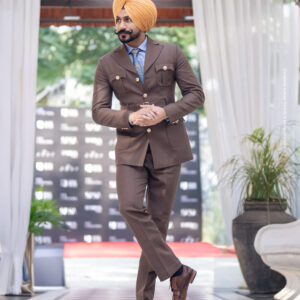 Brown check 2pc ₹23999.00 Explore Sasa Style's Brown Check 2-Piece Coat Pant, offering a sharp and stylish look. Designed for comfort and sophistication, it's perfect for weddings, formal events, or any special occasion. SASA STYLE introduces its Formal Coat Pant Collection, blending classic charm with contemporary style. Each suit is meticulously crafted for timeless elegance, perfect for weddings, corporate events, and special occasions.