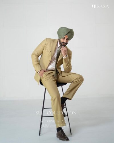 Moss Green 2pc Coat Pant
