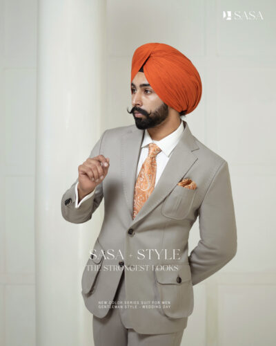 Smoke Gray 2pc Coat Pant
