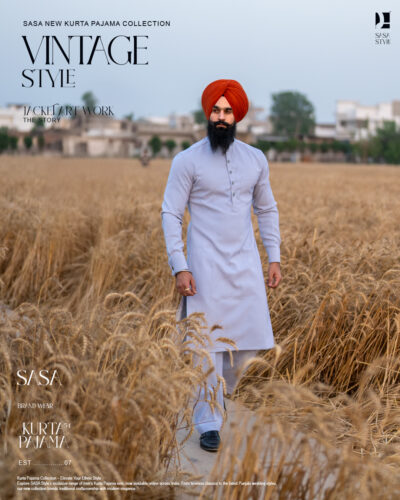 Sky Gray Kurta Pajama for Effortless Traditional Style
