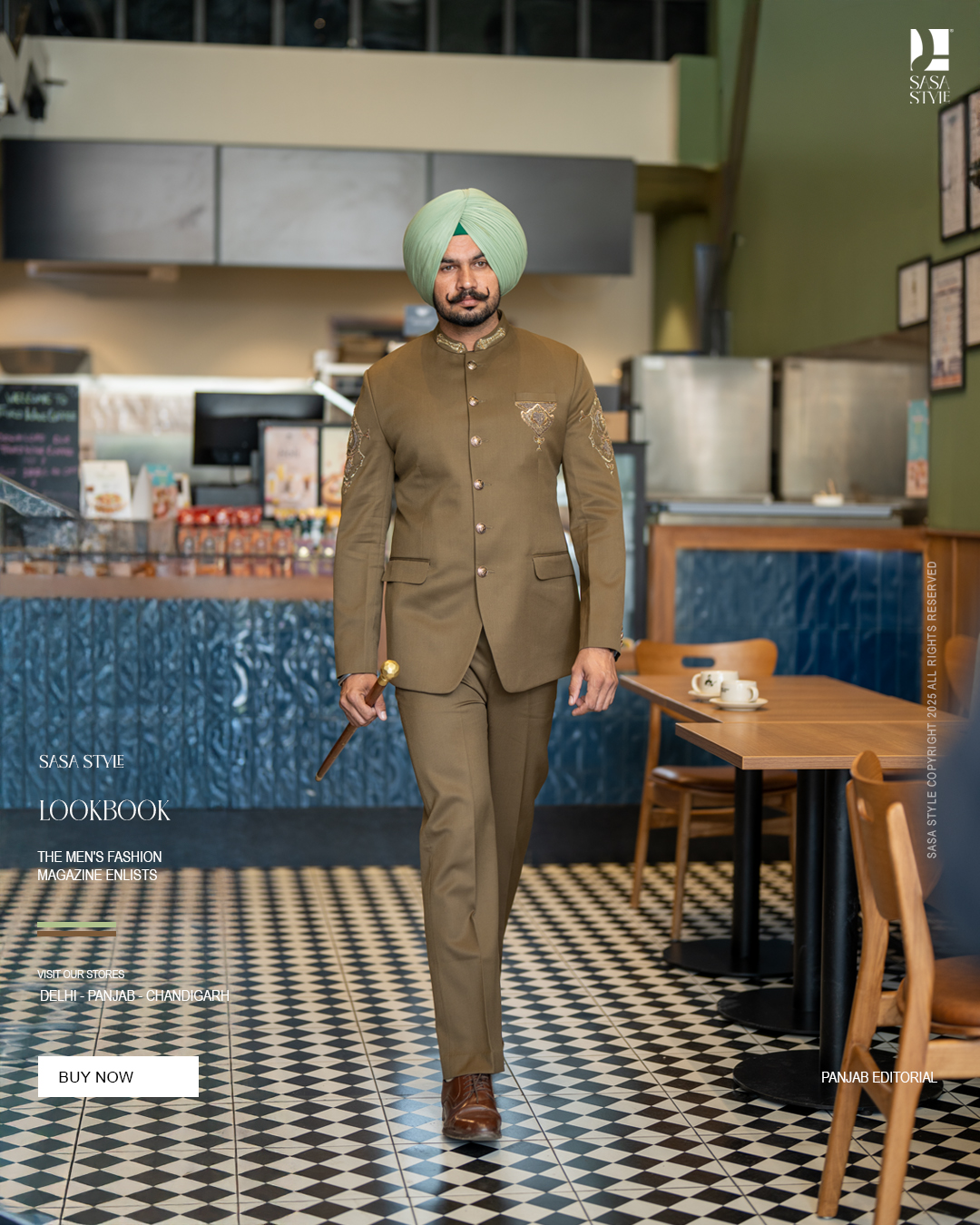 Classic Olive Band Gala Pant – Timeless Elegance for Gentlemen