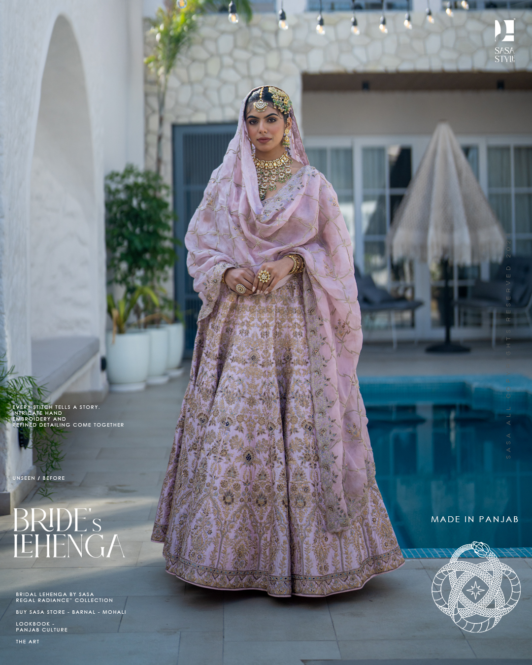 Pastel Mauve-Pink Chanderi Silk Lehenga for the Modern Bride