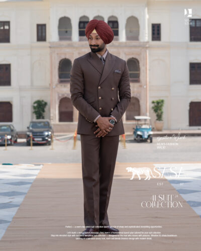 Espresso Brown Two-Piece Suit for Modern Sophisticated Men’s Style