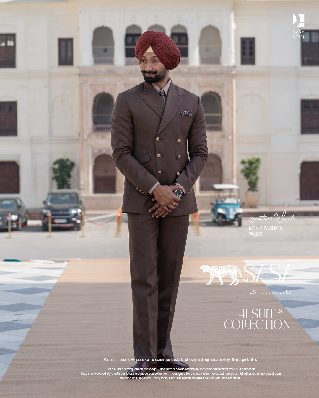 Espresso Brown Two-Piece Suit for Modern Sophisticated Men’s Style