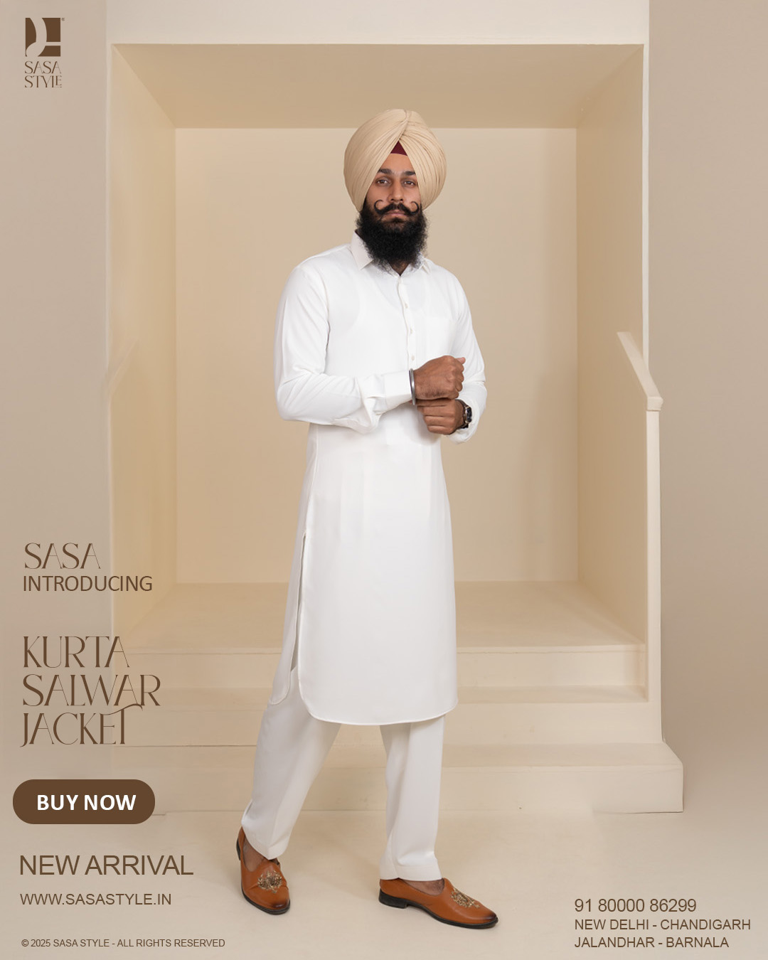 Pure White Kurta Pajama for Timeless Elegant and Classy Style