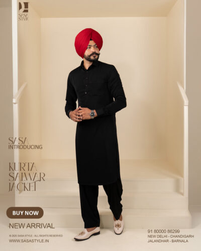 Z Black Kurta Pajama for Bold Style
