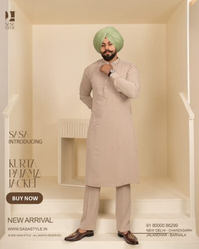 Light Beige Colour Kurta Pajama