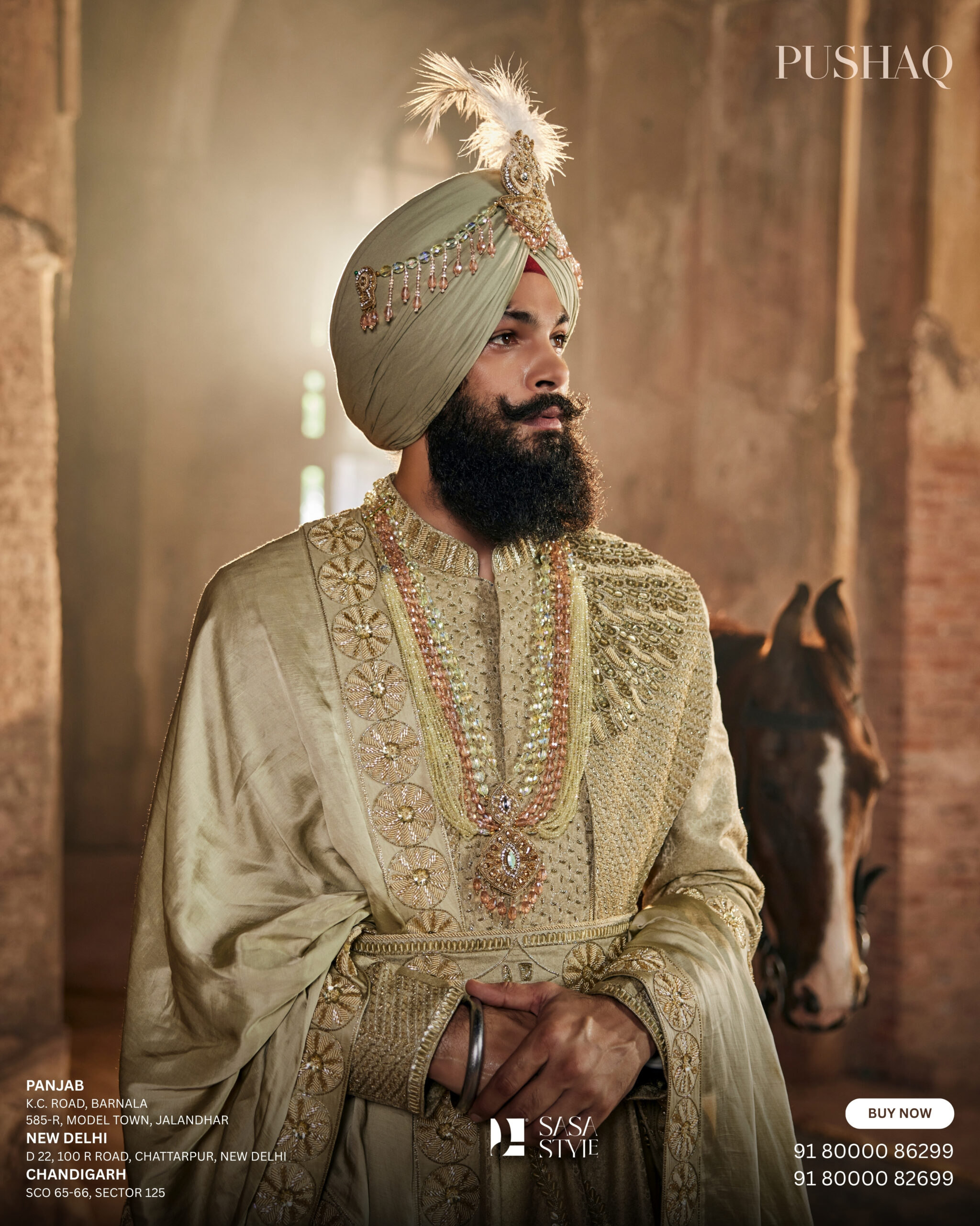 Lemon Green & Pink Mala – A Blend of Grace and Festive Charm