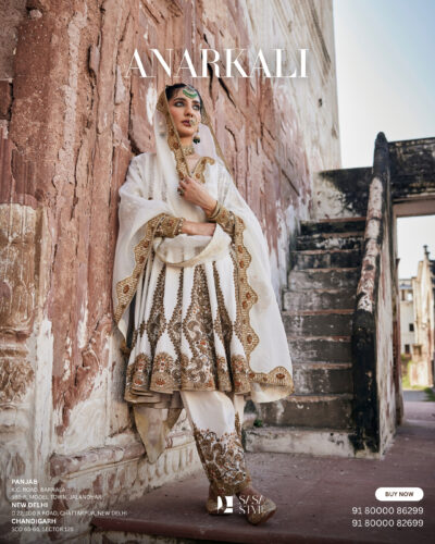 Ivory Rose Anarkali Salwar & Dupatta